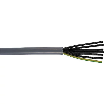 Vezérlőkábel YSLY 7 eres 0,75 mm2 vastag (7x0,75 mm)