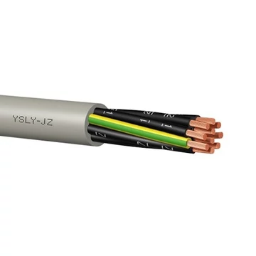 Vezérlőkábel YSLY 10 eres 0,75 mm2 vastag (10x0,75 mm)