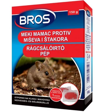 Bros rágcsáló írtó pépes 150gr (1db / csomag)